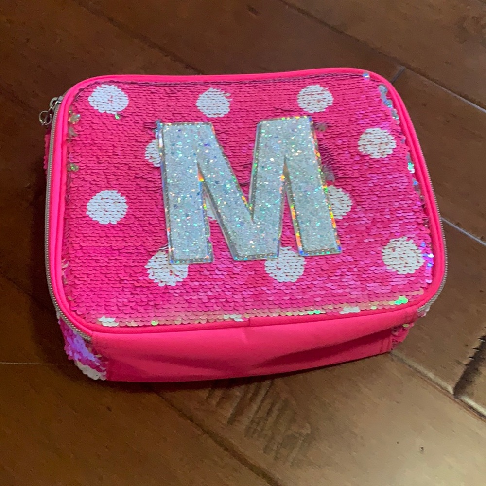 Girls pink lunch box